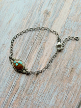 Load image into Gallery viewer, Number 8 Turquoise Sterling Silver Bracelet
