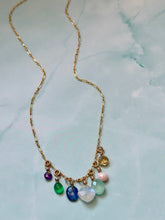 Load image into Gallery viewer, Charming Multigemstone 14k Gold Fill Necklace
