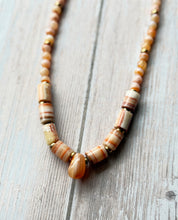 Load image into Gallery viewer, Autumn Refresh Banded Agate Gemstone Necklace

