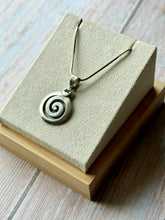 Load image into Gallery viewer, Celtic Spiral Sterling Silver Necklace
