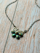 Load image into Gallery viewer, Number 8 Turquoise Mama Necklace
