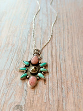 Load image into Gallery viewer, Boho Summer Statement Sterling Necklace
