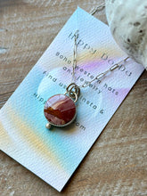 Load image into Gallery viewer, Picturesque Red Flacon Jasper Sterling Silver Necklace
