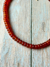 Load image into Gallery viewer, Tangerine Gemmy Necklace, Gold Clasp
