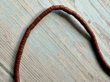 Load image into Gallery viewer, Vintage Cinnamon Brown Trade Tube Beads For Jewelry Making
