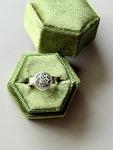 Load image into Gallery viewer, Stingray Black Coral Fossil Sterling Silver Ring, size 7.5-7.75
