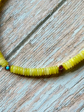 Load image into Gallery viewer, Chartreuse Rhinestone Beaded  Necklace
