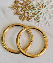 Load image into Gallery viewer, TBFL Collection, Be kind but take no shit, Solid Brass Bull Ring Bracelet and Hardware
