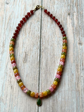 Load image into Gallery viewer, Autumn Refresh Vintage Jade Beaded Necklace
