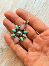 Load image into Gallery viewer, Boho Summer Statement Sterling Necklace

