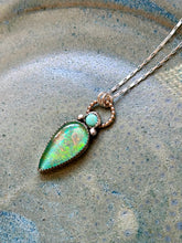 Load image into Gallery viewer, Monarch Opal and Chilean Turquoise Necklace
