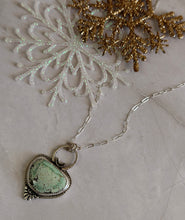 Load image into Gallery viewer, TBFL Collection, Dry Creek Turquoise Crescent Moon Sterling Silver Necklace

