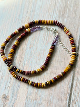 Load image into Gallery viewer, Beautiful Faceted Mookaite Jasper Beaded Necklace, Silver Clasp
