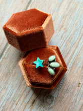 Load image into Gallery viewer, Kinsman Turquoise and Paloma Sterling Silver Open Ring
