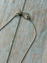 Load image into Gallery viewer, Modern Skeleton Leaf Inlay Sterling Silver Necklace
