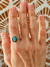 Load image into Gallery viewer, Golden Hills Turquoise Sterling Silver Ring, Size 9
