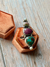 Load image into Gallery viewer, Big Bertha Multi Gemstone Statement Ring
