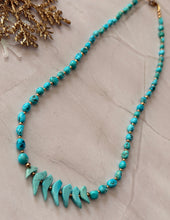Load image into Gallery viewer, Fetish Kingman Turquoise Beaded Necklace
