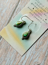 Load image into Gallery viewer, Sonoran Gold  Turquoise Dangle Earrings
