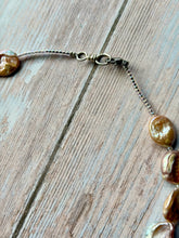 Load image into Gallery viewer, Blush Rectangular Baroque Pearl Necklace
