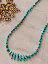Load image into Gallery viewer, Fetish Kingman Turquoise Beaded Necklace
