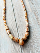 Load image into Gallery viewer, Autumn Refresh Banded Agate Gemstone Necklace
