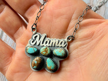 Load image into Gallery viewer, Number 8 Turquoise Mama Necklace
