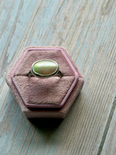 Load image into Gallery viewer, SALTY COLLECTION Oval Mother of Pearl Sterling Silver Ring, Size 8-8.25
