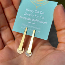 Load image into Gallery viewer, Geometric  14k Gold Fill  Post Earrings
