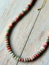 Load image into Gallery viewer, Berries and Cream Gemmy Necklace, Gold Clasp
