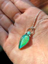 Load image into Gallery viewer, Monarch Opal and Chilean Turquoise Necklace
