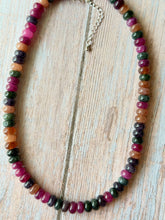 Load image into Gallery viewer, Sugar Plum Gemmy Necklace, Silver Clasp
