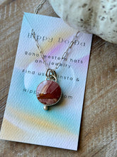 Load image into Gallery viewer, Picturesque Red Flacon Jasper Sterling Silver Necklace
