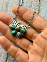 Load image into Gallery viewer, Number 8 Turquoise Mama Necklace
