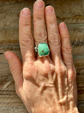 Load image into Gallery viewer, Fox Turquoise, Sterling Silver Ring, Size 7.5-7.75
