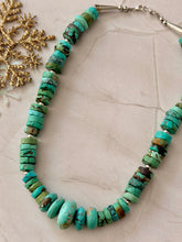 Load image into Gallery viewer, TBFL Collection, Chunky Huebi  Turquoise Beaded Necklace
