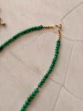 Load image into Gallery viewer, TBFL Collection, Vibrant Malachite Graduated Beaded Necklace
