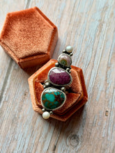 Load image into Gallery viewer, Big Bertha Multi Gemstone Statement Ring
