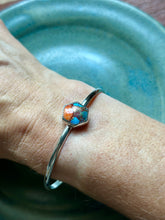 Load image into Gallery viewer, Sterling Silver Mojave Turquoise Cuff Bracelet #2
