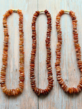 Load image into Gallery viewer, Vintage Graduated Carnelain Nugget Necklace
