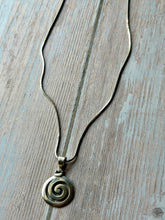 Load image into Gallery viewer, Celtic Spiral Sterling Silver Necklace
