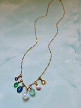 Load image into Gallery viewer, Charming Multigemstone 14k Gold Fill Necklace
