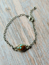 Load image into Gallery viewer, Number 8 Turquoise Sterling Silver Bracelet
