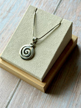 Load image into Gallery viewer, Celtic Spiral Sterling Silver Necklace
