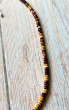 Load image into Gallery viewer, Beautiful Faceted Mookaite Jasper Beaded Necklace, Silver Clasp

