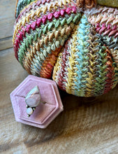 Load image into Gallery viewer, Pink Opal and Eindy Mountain Agate Sterling Silver Ring, Size 7.5
