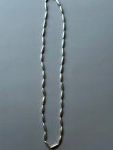 Load image into Gallery viewer, Hand Knotted Vintage Silver Torpedo Necklace
