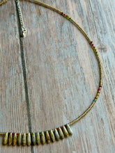 Load image into Gallery viewer, Picasso Dagger Beaded Necklace
