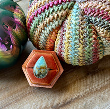 Load image into Gallery viewer, Baja Chrysocolla Sterling Silver Ring, Size 8.5
