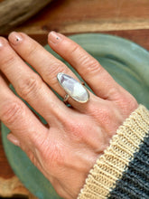 Load image into Gallery viewer, Hyacinth Jasper Ring, Sterling Silver, Sz 7.5
